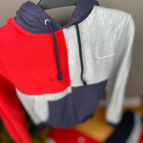 CHAMPION REVERSE WEAVE COLOURBLOCK TRACKSUIT - Picture 3 of 8